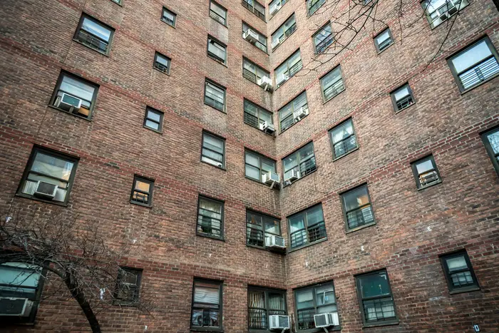 A stock image of a NYCHA building.